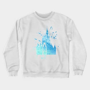 Watercolor Castle Crewneck Sweatshirt